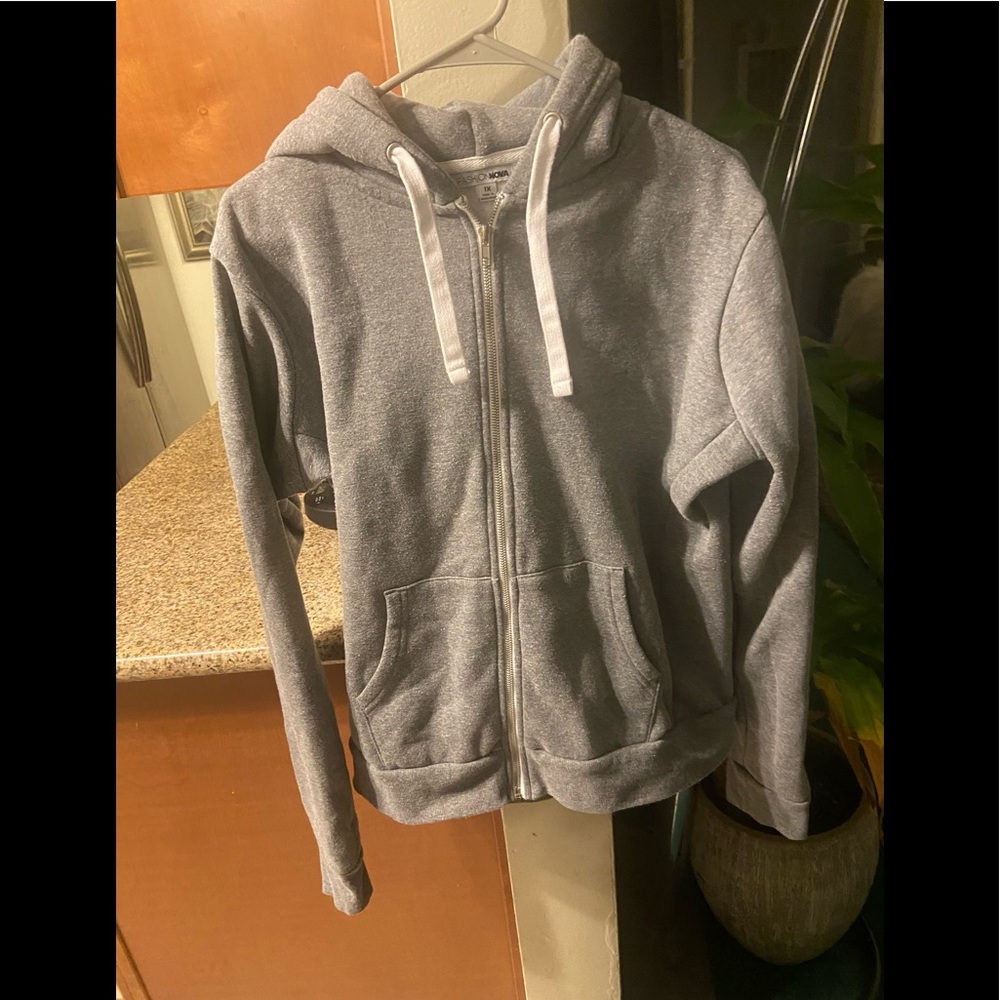 Gray fashion nova hoodie